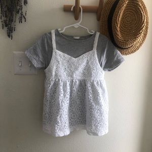 GU girls t-shirt (size 130/8)